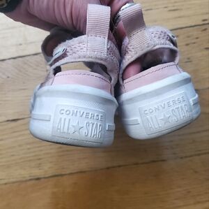 Converse Kids Light Pink All Star Sneakers Washable - Size 10